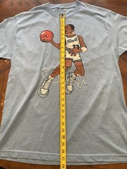 Bobby Fresh Jordan 23 Men’s L Blue TShirt NBA Hip Hop