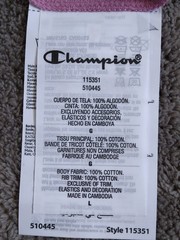 Champion T-shirt L Pink Antique T-shirt Big Logo Spellout Embroidered Shirt