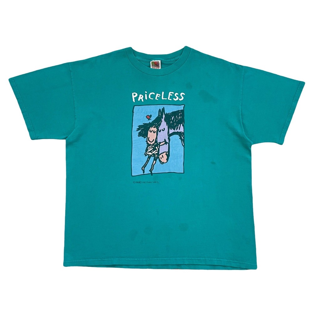 Vintage 2003 Priceless Shirt Size XL – Girl Horse Love