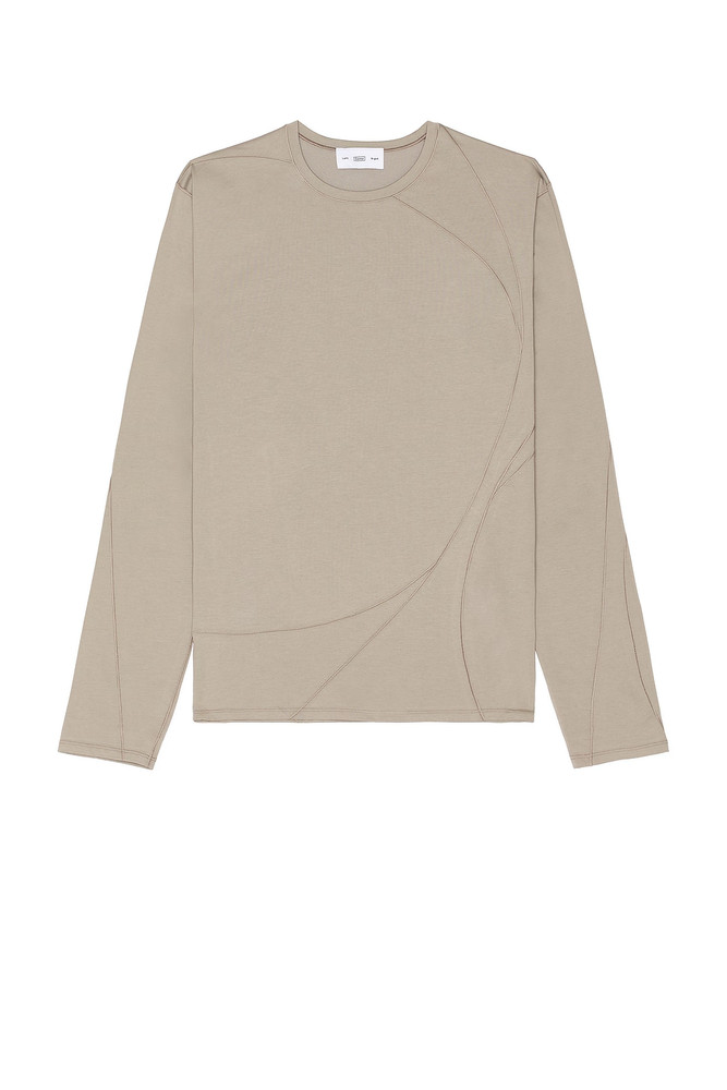 POST ARCHIVE FACTION (PAF) 7.0 Long Sleeve Center Top Warm Grey M NWT $471