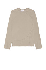 POST ARCHIVE FACTION (PAF) 7.0 Long Sleeve Center Top Warm Grey M NWT $471