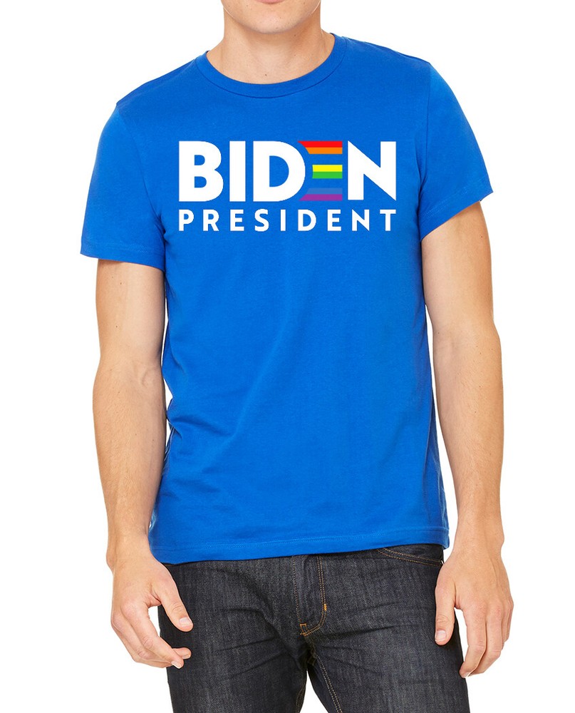 Joe Biden For President 2020 Gay LGBT Pride Flag Shirt