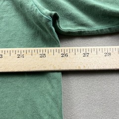 Elwood T-Shirt Mens XL Green Blank Relaxed Raw Hem Short Sleeve Single Stitch