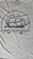 1990 Charleston South Carolina Cal-Cru Adult L Shirt Ship Vintage