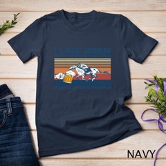 I like beer and horse racing and maybe 3 people Unisex T-shirt