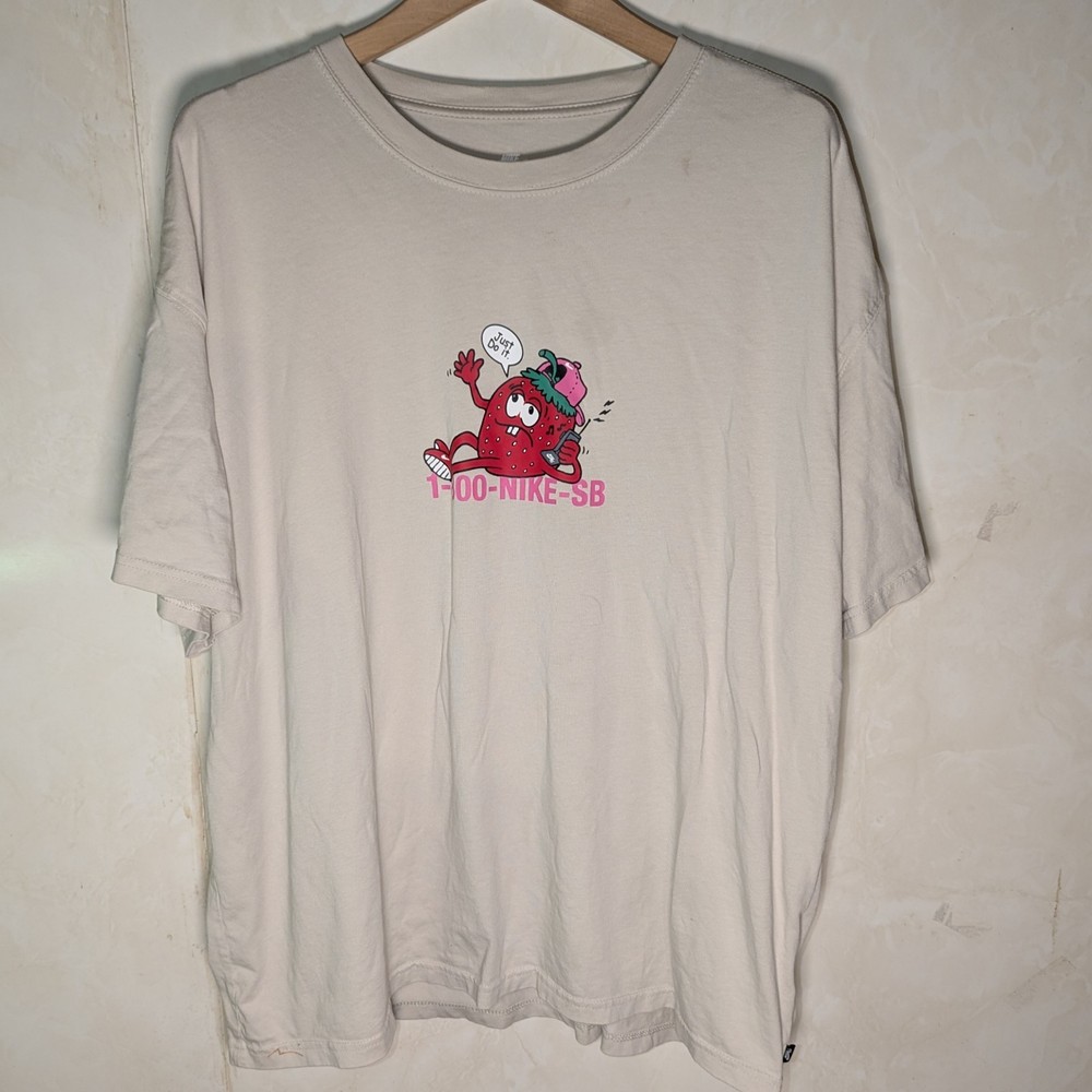 Nike SB Max90 OC Flip Phone T-Shirt Light Bone Color Size XXL Skate Street