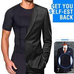 CGTFY Gynecomastia Compress Tank Top Men Slim Abs Body Shaper Vest Athletic Vest