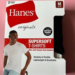 NWT Hanes Moves Men’s Mesh Crewneck 6-Pack Size M (2 Packs of 3)