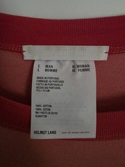 RARE Helmut Lang Copyright Logo Vintage Pink T-Shirt Hysteric Glamour Vibe