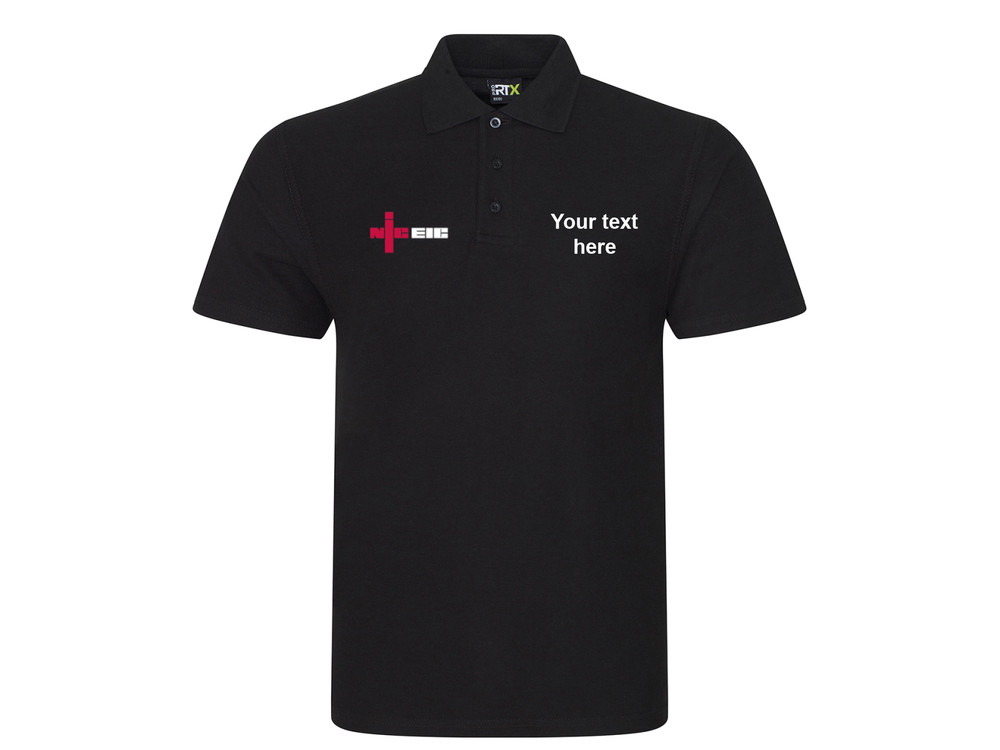 NICEIC electrician Polo shirt with Logo & company name – electric work wear