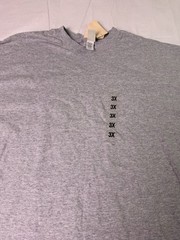Made To Order Basics Gray Blank T Shirt 3X Made In USA 100% Cotton NWT