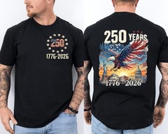 250th Anniversary USA t-shirt American Independence Day