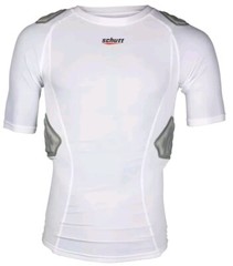 Schutt Size S Integrated Padded Men’s Shirt White NWT #W6