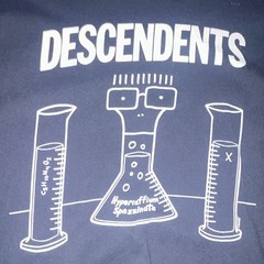 Gildan Heavy Cotton Men’s 2XL Black Descendents Tour Double-Sided Graphic Tee