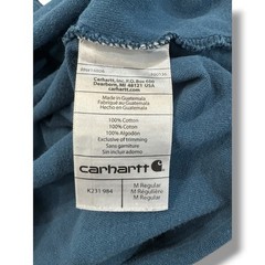 Carhartt K231 Teal Blue Long Sleeve T-Shirt Sleeve Original Fit Men’s Size M