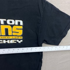 G-III Sports Boston Bruins T-Shirt Mens Large Black NHL Hockey Graphic Tee