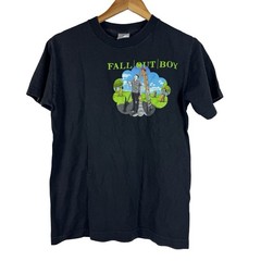 Vintage Fall Out Boy Black Clouds & Underdogs Tour T-Shirt 2006 S Concert Tee