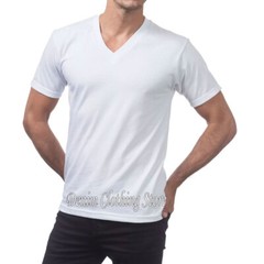 PRO CLUB V NECK T SHIRTS PLAIN MENS COMFORT SHIRT SHORT SLEEVE BIG AND TALL