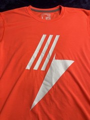 Adidas Ultimate Tee T-shirt Short Sleeve Orange 2012 Men’s Size Large Logo