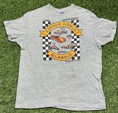 Skoal Bandit Copper World Classic NASCAR 1985 T-Shirt Men’s XL Gray USA Vintage
