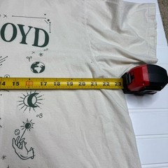 MEN’S LARGE XL OFF WHITE CREAM PINK FLOYD T-SHIRT T SHIRT SOFT MATERIAL
