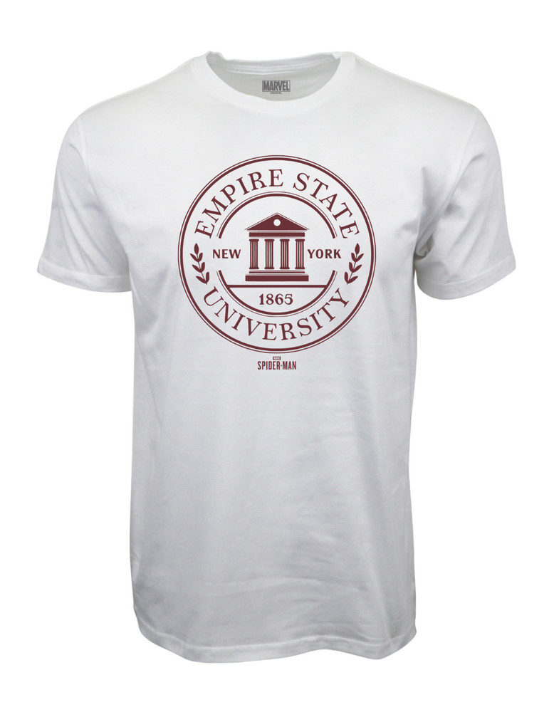 MARVEL SPIDERMAN EMPIRE STATE UNIVERSITY T SHIRT