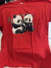 Dragon Pandas Red Short Sleeve Graphic T Shirt Unisex XXL