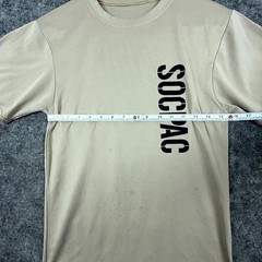 SOCPAC Special Operations Command Pacific Military Shirt Mens Beige Short Sleeve
