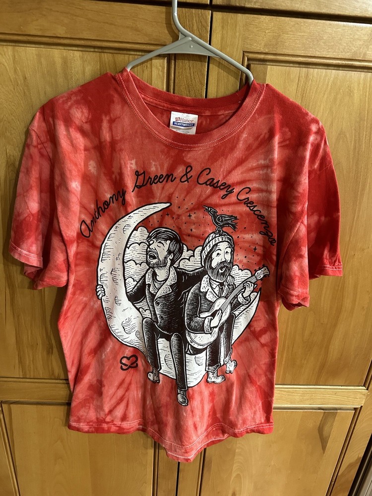 RARE L 43” Anthony Green Casey Crescenzo Circa Survive Saosin Hanes T-Shirt