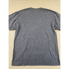 NFL Team Apparel Denver Broncos Mens Large Heather Grey Graphic Football T-Shirt