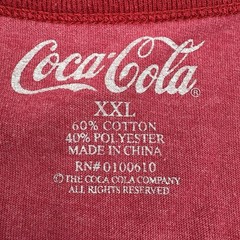 Coca Cola Shirt Mens XXL Red Heather Ringer Six Pack Bottle Graphic Tee Coke