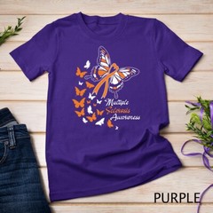 Multiple Sclerosis Awareness Butterflies Gift Unisex T-shirt