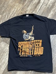 2023 Bruce Springsteen & E Street Band Tour Tee MEDIUM Rock Band T-Shirt GUC