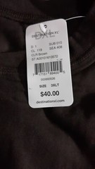 New-MEN’S HARBOR BAY LONG SLEEVE HENLEY BROWN SHIRT. STRAIGHT HEM.SZ 3XLT reg$40
