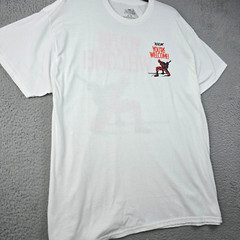 Marvel Deadpool T Shirt MENS XL White CASUAL Comics Retro MOVIE Disney tee NWT