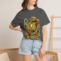 Psychedelic Deck Chair Kiwi Swimmer T-Shirt Graphic