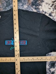 Vtg Yazbek Men’s Black Dive House Cozumel Graphic Crew Neck Tee Long Sleeve L