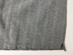 Vintage 90s Ribbed Henley Men XL Oversized Drop Shoulder Minimalist Grunge Heavy