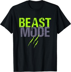 Beast Activated Mode On Funny Fitness Gym Motivation Unisex Short Sleeve T-Shirt