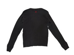 Bouncer Japan Black Thermal Long Sleeve like RRL (F662)