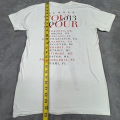 Bay Island Sportswear Shirt Mens Small White Justin Timberlake 2013 Tour