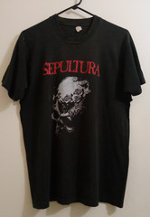 VTG 1990 Sepultura Men’s Size XL Beneath T-shirt, Made in USA 100% Cotton