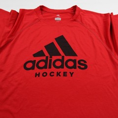 adidas Climalite Short Sleeve Shirt Men’s Red Used M
