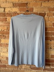 Tommy Bahama Light Sky New Bali Skyline Crew-Neck Long Sleeve Pocket Shirt LT
