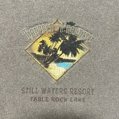 Still Waters Resort Table Rock Lake T Shirt Mens M Brown Trapped In Paradise