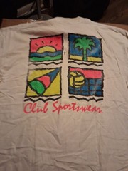 Club Sportswear VTG Single Stitch Men’s L T-Shirt