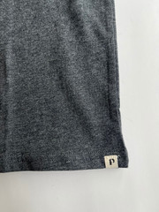 Pact Men’s Organic Cotton Softspun Crew Neck T-Shirt – Charcoal Heather – Small