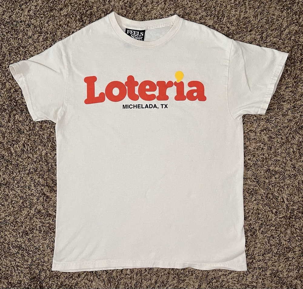 Feels So Good Loteria Michelada TX What’s Cooking Shirt MD 19” X 26”