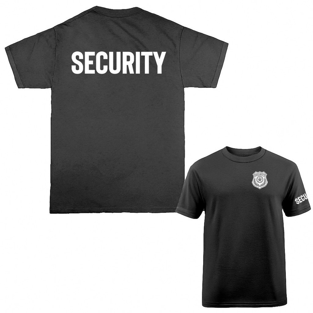 “Security” Size S-5XL Front/Back Event Staff Uniform T-shirt
