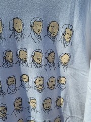Vintage 2008 United States Presidents Animated Shirt Size XL Obama Bush Clinton